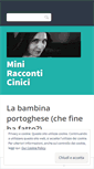 Mobile Screenshot of miniracconticinici.com